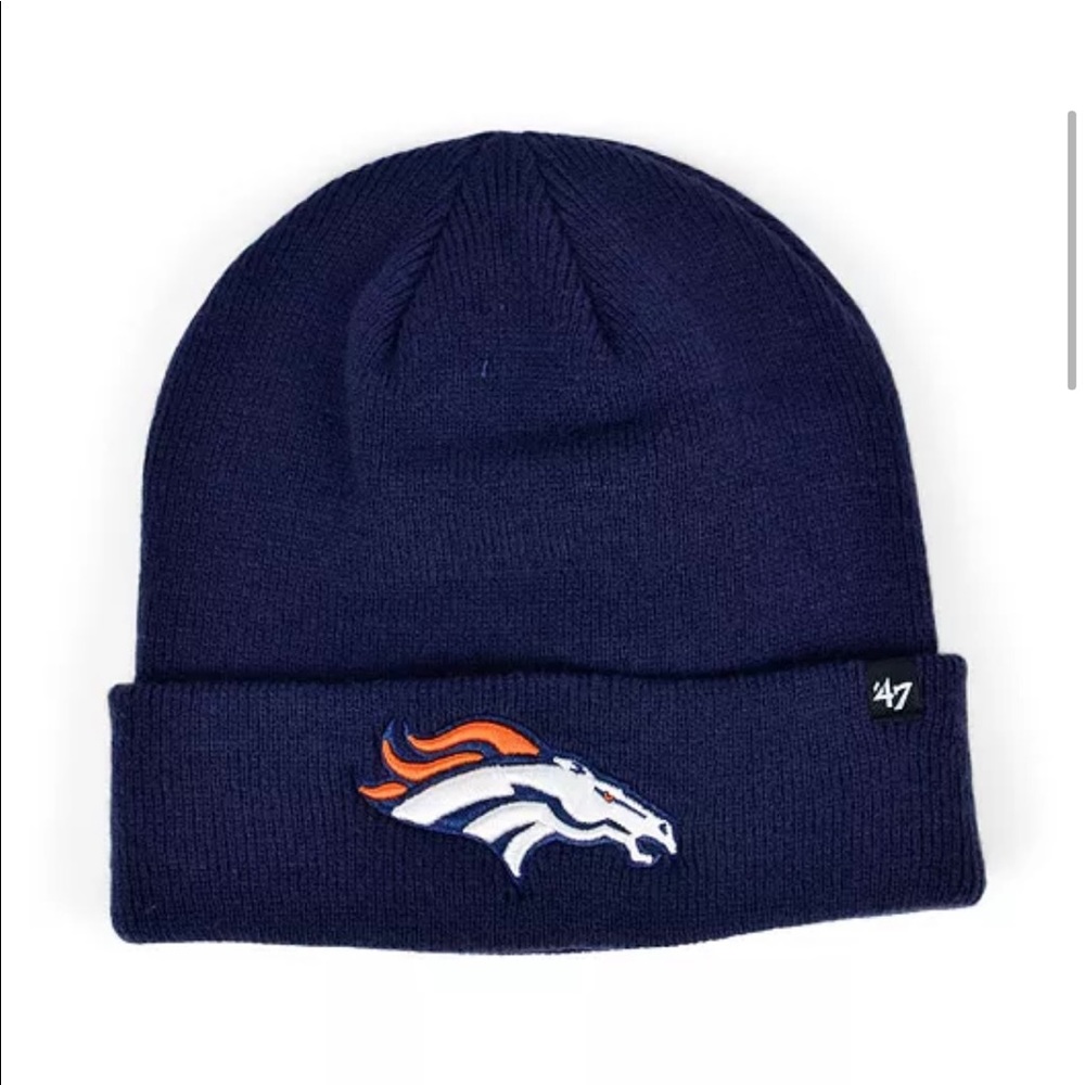 Broncos '47 Navy Primary Basic Cuffed Knit Hat